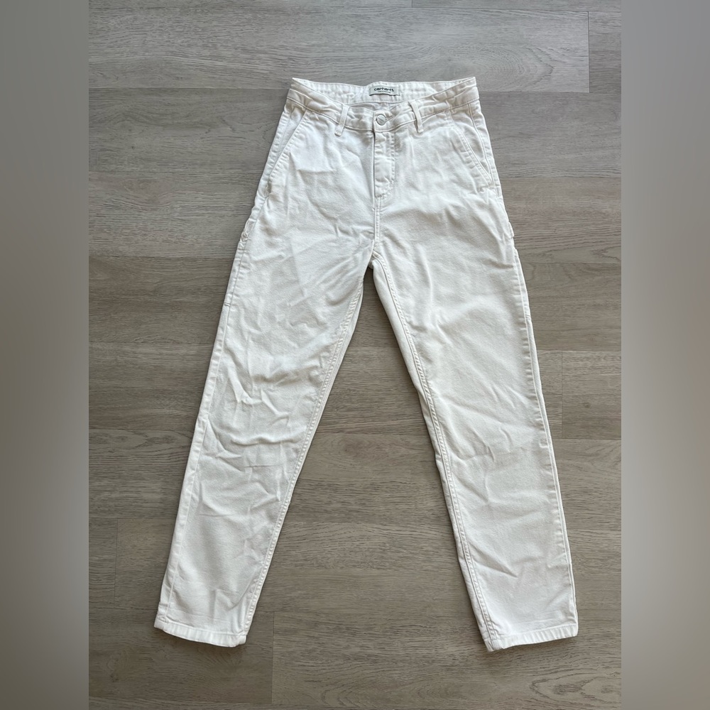 Carhartt WIP White Pierce Pants